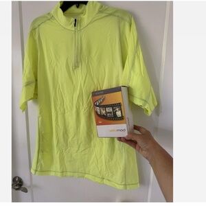 NEW $89 SUN SOUL men's short Sleeve Sport FP 00050403 YELLOW Size Large #D6